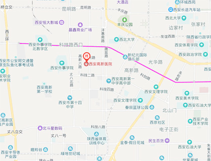 西安高新医院乘车路线