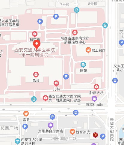 西安交通大学医学院第一附属医院乘车路线