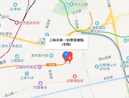 上海市第一妇婴保健院西院乘车路线