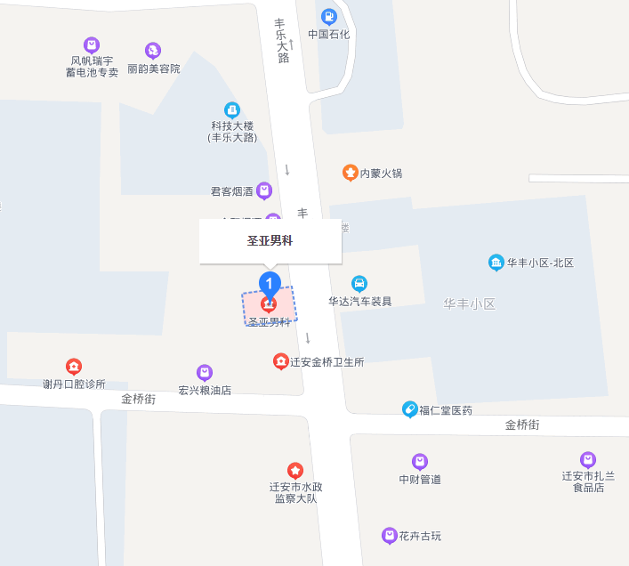 迁安市圣亚门诊部乘车路线