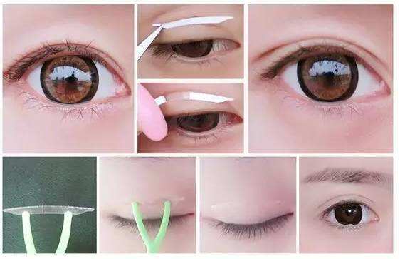 双眼皮贴的贴法