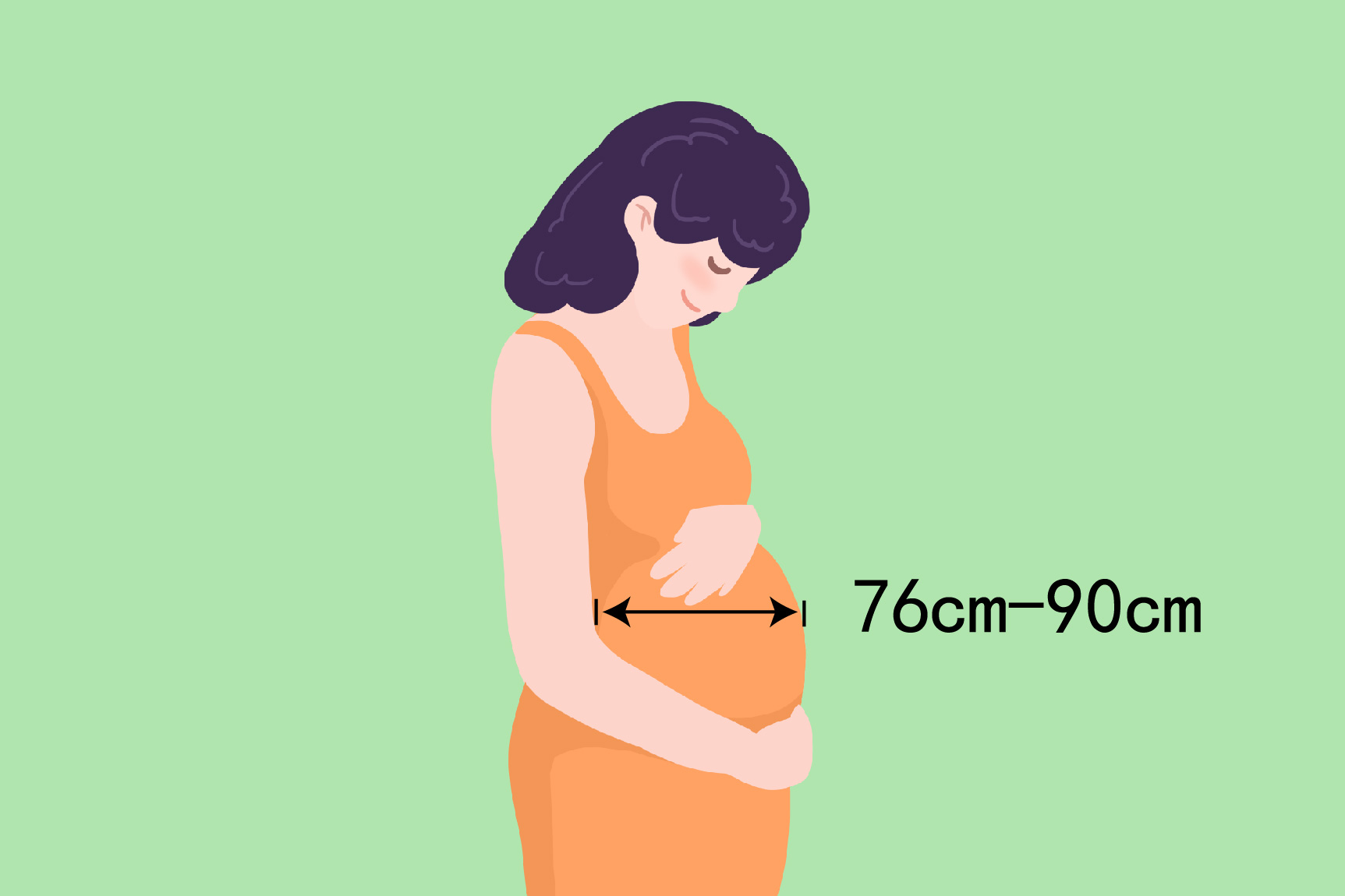 孕21周肚子大小图片
