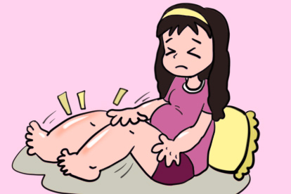 孕晚期水肿图片