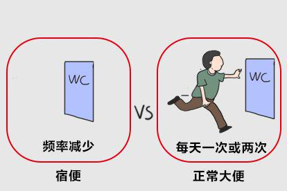 排便频率区别图