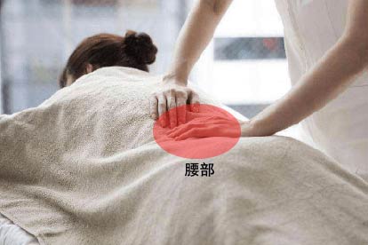 腰部按摩图片