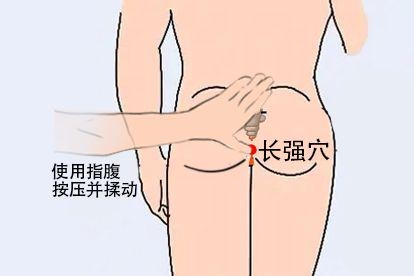 长强穴图