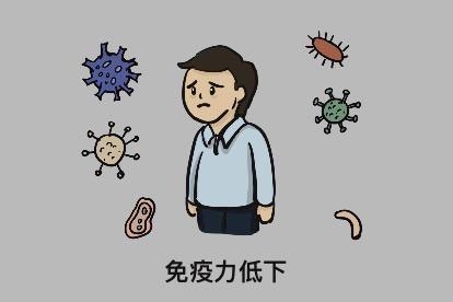 免疫力低下图
