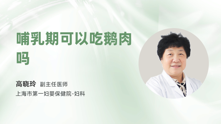 哺乳期可以吃鹅肉吗